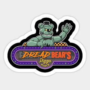 FNAF Dreadbear movie sign Sticker